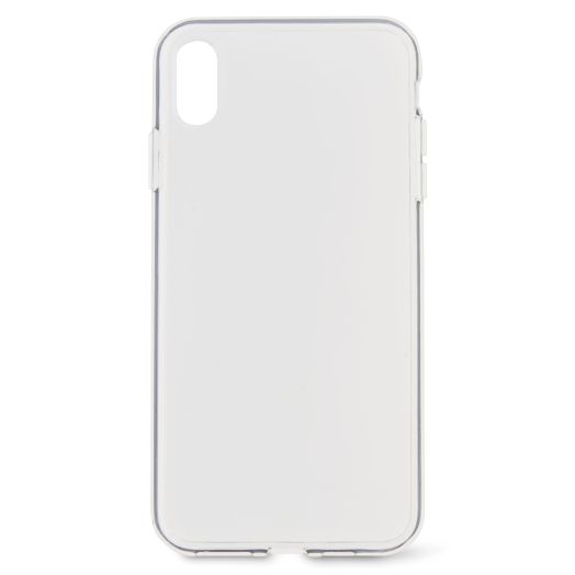 onn. Clear Phone Case for iPhone XS Max, TPU Gel Material, Slim Case Compatible with Apple iPhone XS Max