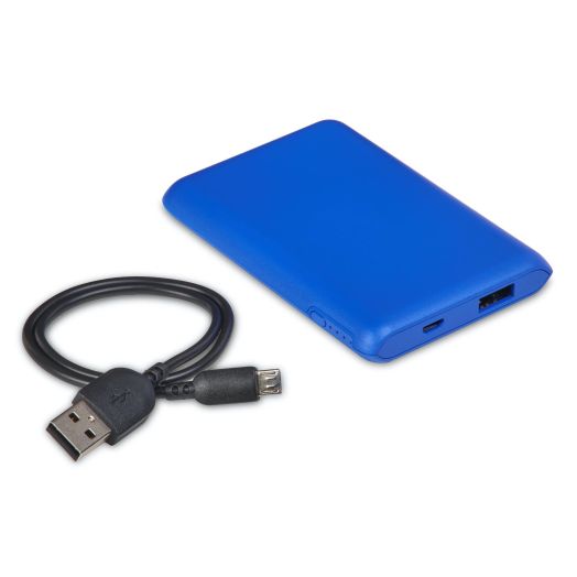 onn. Portable Battery, 4k mAh, Blue