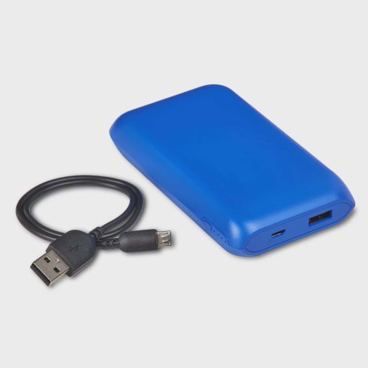onn. Portable Battery, 8k mAh, Blue