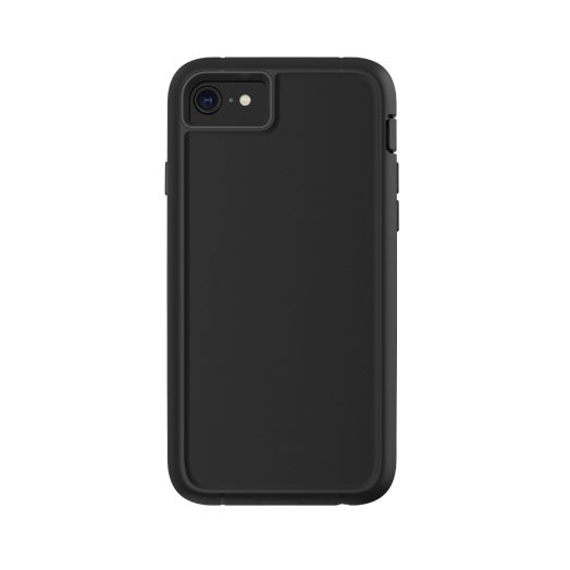 onn. Rugged Phone Case for iPhone SE 2022, SE 2020, 8, 7, 6s, 6 - Black