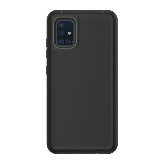 onn. Rugged Phone Case for A51 5G & 5G UW, Black