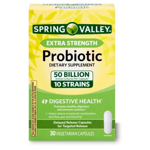 Spring Valley Extra Strength Probiotic Dietary Supplement, 30 count
