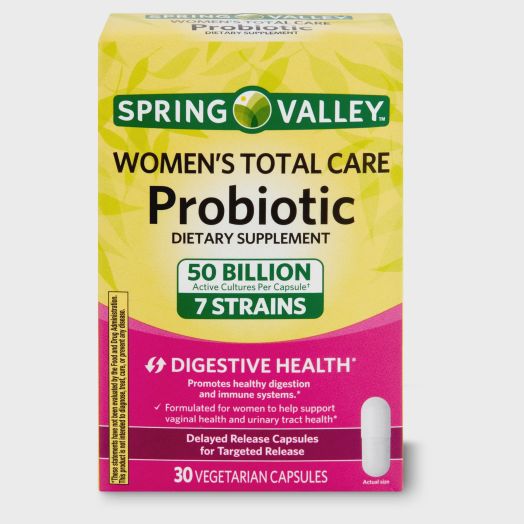 Spring Valley Women's Total Care Probiotic Dietary Supplement, 30 count