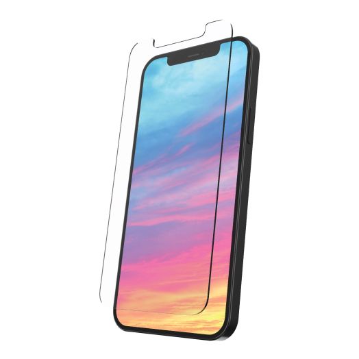 onn. Glass Screen Protector for iPhone 12 Mini, Clear