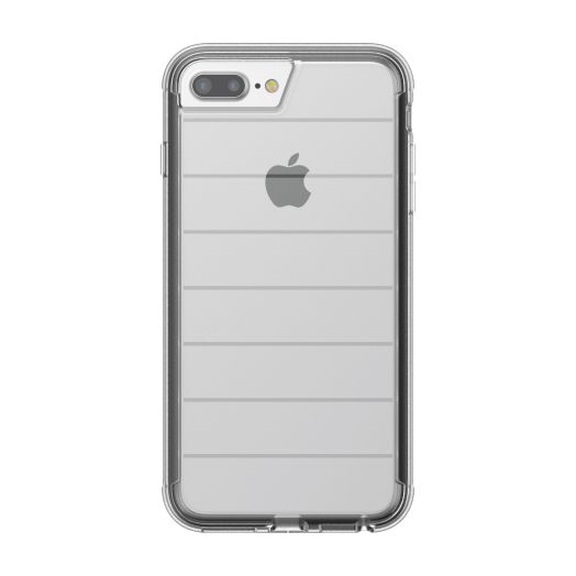 onn. Slim Rugged Phone Case for iPhone 6 Plus, 6s Plus, 7 Plus, 8 Plus, Clear