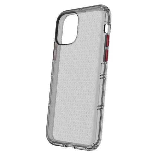 onn. Clear Slim Rugged Phone Case with Built-In Microbial Protection for iPhone 11 Pro Max, iPhone Xs Max