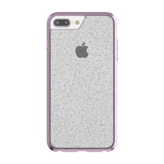 onn. Fashion Phone Case for iPhone 6 Plus, iPhone 6s Plus, iPhone 7 Plus, iPhone 8 Plus - Metallic Purple with Glitter