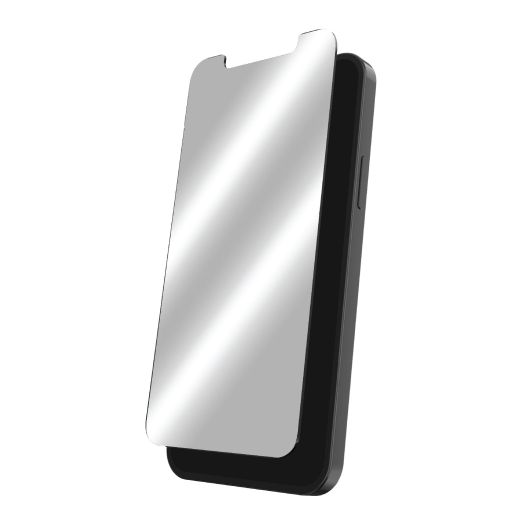 onn. Mirror Glass Screen Protector for iPhone 12, iPhone 12 Pro, Mirror Finish