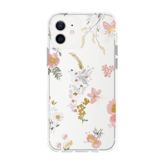 onn. Fashion Phone Case for iPhone 12, iPhone 12 Pro - Clear Floral
