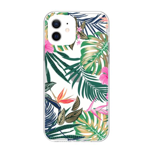 onn. Fashion Phone Case for iPhone 12 mini, Palm Floral
