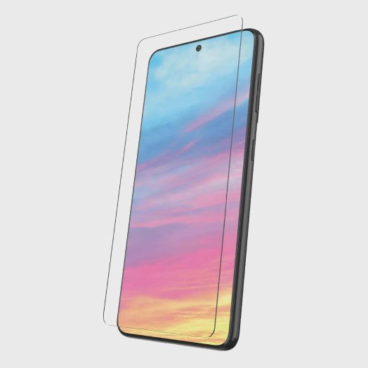 onn. Glass Screen Protector for Samsung Galaxy S21 5G, Clear