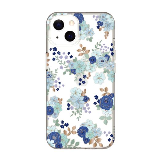 onn. Blue Floral Phone Case for iPhone 13