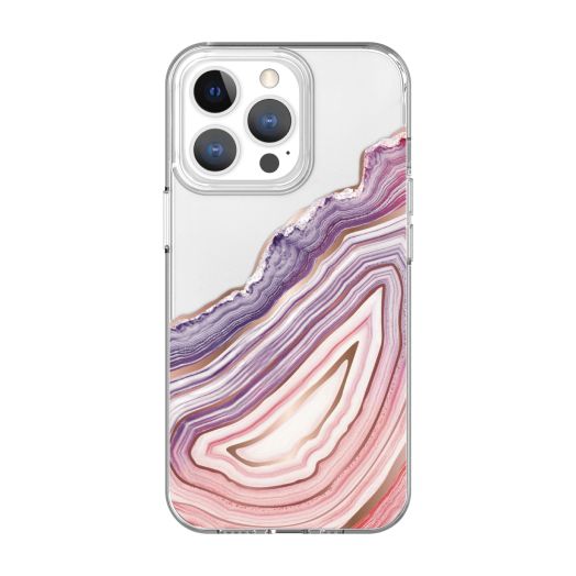 onn. Purple Blush Agate Phone Case for iPhone 13 Pro Max