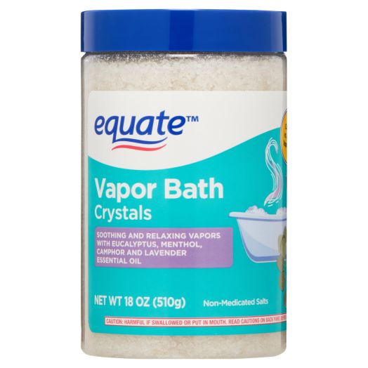 Equate Vapor Bath Crystals, 18 oz
