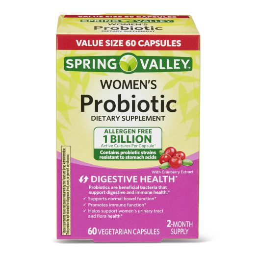 Spring Valley Women's Probiotic Dietary Supplement, 60 Count