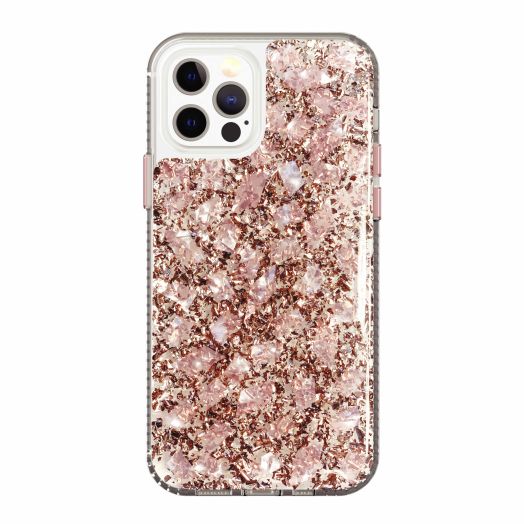 onn. Blush Gold Fleck with Shell for iPhone 12 Pro Max