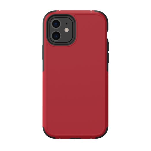 onn. Slim Rugged Phone Case for iPhone 12/12 Pro, Red