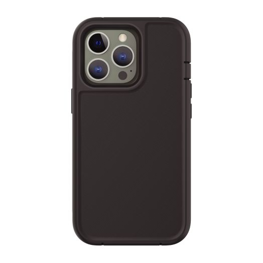 onn. Rugged Phone Case for iPhone 13 Pro, Black