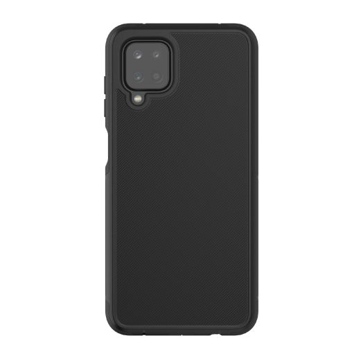 onn. Slim Rugged Phone Case for Samsung Galaxy A12 - Black