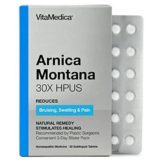 VitaMedica | Arnica Montana | 30X | HPUS | Made in USA | Plant Based | Bruising | Swelling & Inflammation | Muscle Pain Relief | Post Surgery | Homeopathic Remedies | Arnica Tablets | 30 Ct
