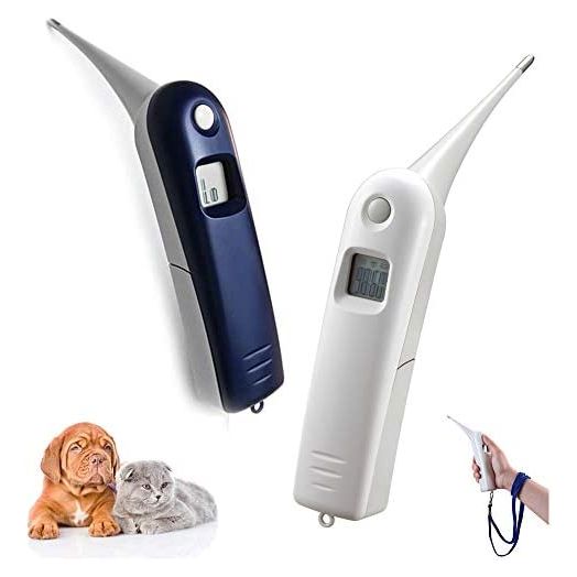 Aurynns Pet Thermometer Dog Thermometer, Fast Digital Veterinary Thermometer, Pet Thermometer for Dogs, Cats, Horse,Cattle, Pigs,Birds, Sheep.C/F Switchable
