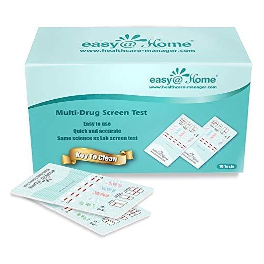 Easy@Home 5 Panel Instant Drug Test Kits, Urine Dip #EDOAP-754 (10 Pack)