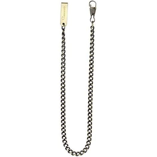 TREEWETO Pocket Watch Vest Chain 14.7 inch (37.5 cm) Bronze