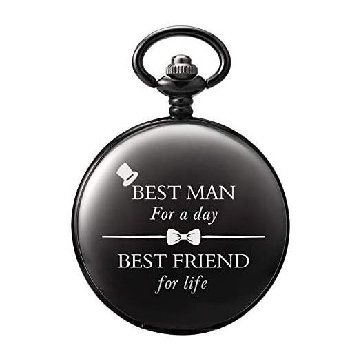 TREEWETO Men's Pocket Watch Best Man Pocket Watches for Wedding Gift for Man Father's Day Boyfriend Husband Brother