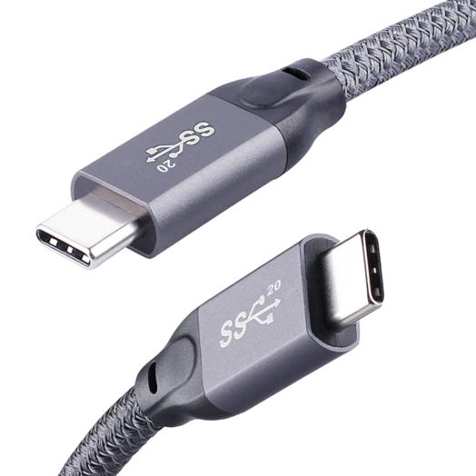 USB C 3.2 Gen 2 Cable, 5Ft USB C to C Video Cable 4K Display 100W PD Charging 20Gbps Data Transfer for Thunderbolt 4/3 Compatible with MacBook Pro/Air, iPhone 15, Galaxy S23/S22