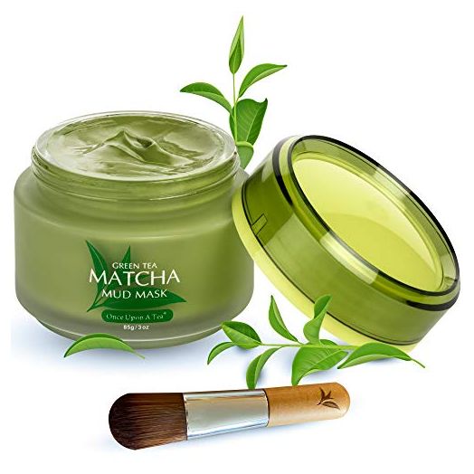 Green Tea Matcha Facial Mud Mask, Removes Blackheads, Reduces Wrinkles, Nourishing, Moisturizing, Improves Overall Complexion, Best Antioxidant, Younger Looking Skin, All Skin Face Types
