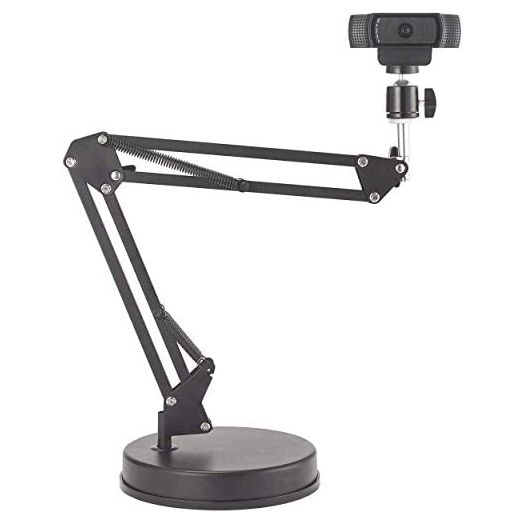 OXENDURE Webcam Stand,Camera Mount 22 inch Suspension Boom Scissor Arm Stand,For Logitech Webcam C925e C922x C922 C930e C930 C920 C615,GoPro Hero 8/7/6/5,Arlo Ultra/Pro/Pro 2/Pro 3/Brio 4K,DSLR Camera