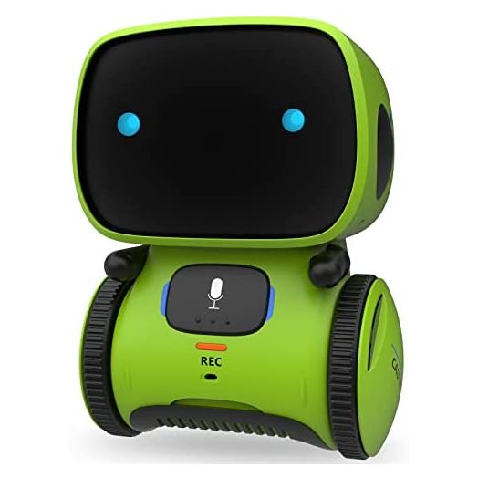 GILOBABY Kids Robot Toy, Interactive Smart Talking Robot with Voice Controlled Touch Sensor Speech Recognition, Singing, Dancing, Repeating, Recording, Birthday Gifts for Children Boys Girls Age 4-7
