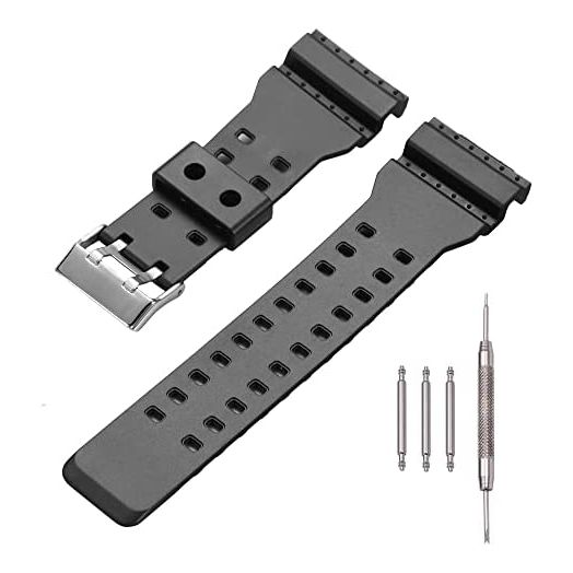 MCXGL 16mm Resin Strap Replacement for G-Shock ga110 ga100 ga120 gd100 g8900 Men's Rubber Watch Band