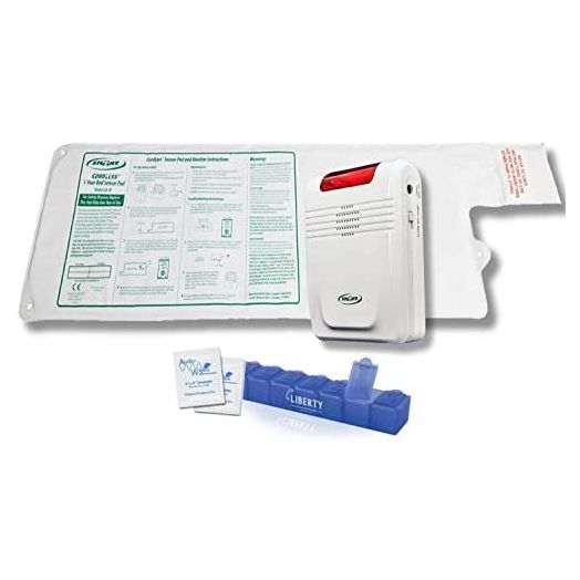 Smart Caregiver Wireless Bed Alarm System, 20" x 30" Pad with Remote Monitor