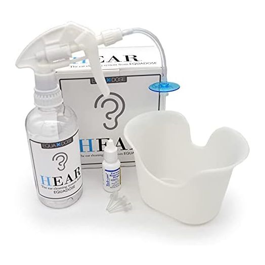 Hear Earwax Removal Kit from Equadose. Ear Wax Remover for Ear Cleaning and Irrigation.