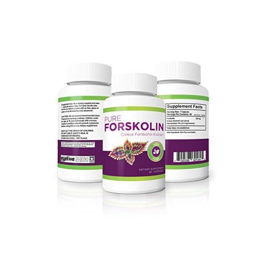 Vitality Max Labs 100% Pure Forskolin 125 mg Weight Loss Pills, 60 Ct