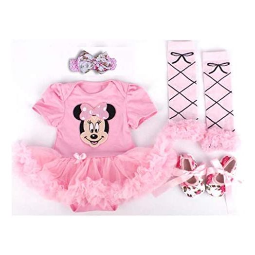 Baby Rae Clothing 4 in 1 Set: Shortall+Head Band+Legging Socks+Shoes