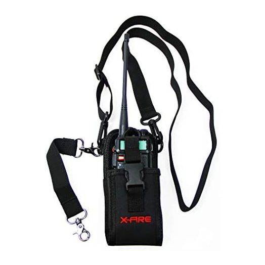X-FIRE® ‘Radio Strap’ Washable Firefighter EMS Portable Radio Shoulder/Duty Belt Holder w/Anti-Sway Strap