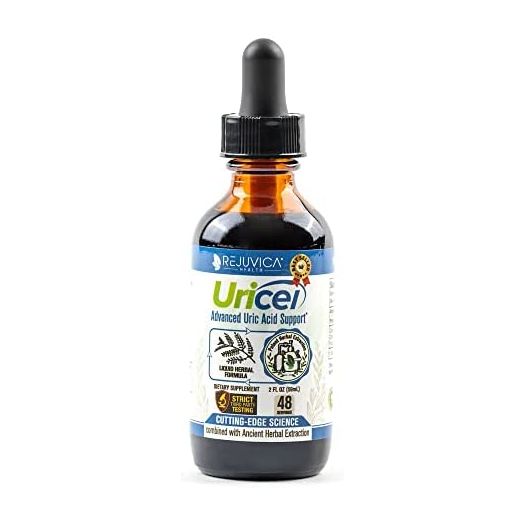 Uricel - Advanced Uric Acid Support Supplement - Liquid Delivery for Better Absorption - Tart Cherry, Chanca Piedra, Celery Seed, Turmeric & More!