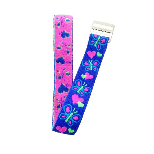 Timex Youth T89001 Hearts & Butterflies Replacement Elastc-Fabric Watch Band