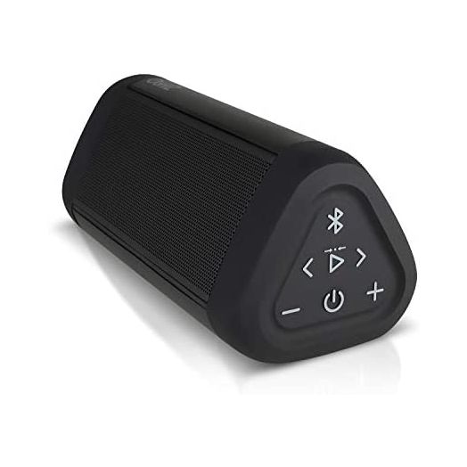 OontZ Angle 3 Ultra Waterproof 5.0 Bluetooth Speaker, 14 Watts, Hi-Quality Sound & Bass, 100 Ft Wireless Range, Play 2, 3 or More Speakers Together, OontZ App, Bluetooth Speakers (Black)