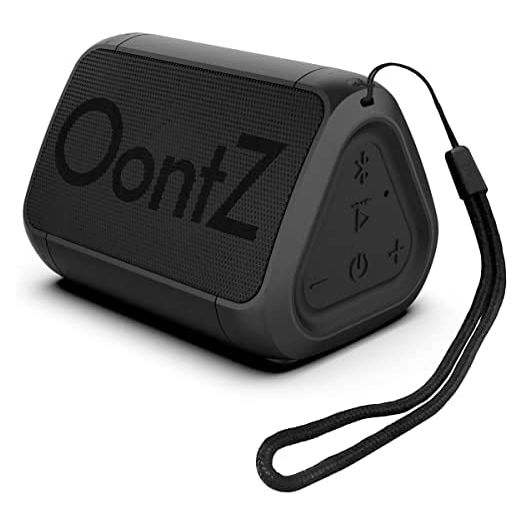 OontZ Angle Solo - Bluetooth Portable Speaker, Compact Size, Surprisingly Loud Volume & Bass, 100 Foot Wireless Range, IPX5, Perfect Travel Speaker, Bluetooth Speakers by Cambridge Sound Works (Black)