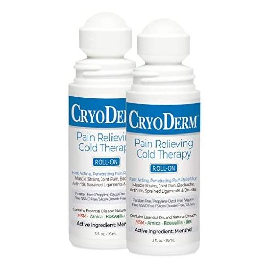 Cryoderm Pain Relieving Cold Therapy Roll-on, 3oz. - 2 Count