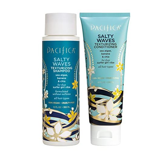 Pacifica Beauty Salty Waves Texturizing Shampoo + Conditioner