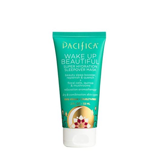 Pacifica Beauty, Wake Up Beautiful Overnight Face Mask, Moisturizer, Hyaluronic Acid, Vitamin E, Anti-Aging, For Dry to Oily Skin, Paraben-Free, Sulfate-Free, Alcohol-Free, Vegan & Cruelty Free