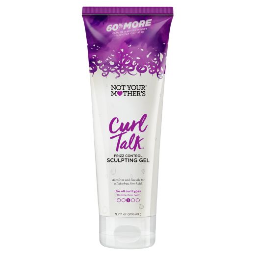 Not Your Mother's Curl Talk Frizz Control & Moisturizing Squeeze Hair Styling Gel with Rice Curl-Complex, 9.7 fl oz