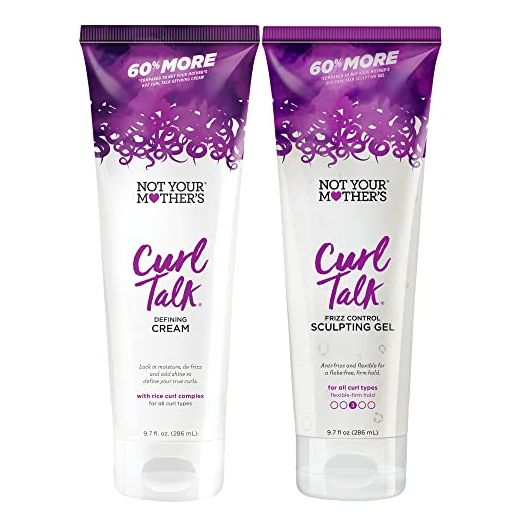 Not Your Mother's Curl Talk Sculpting Gel and Defining Cream, 9.7 fl oz (2 Pack)