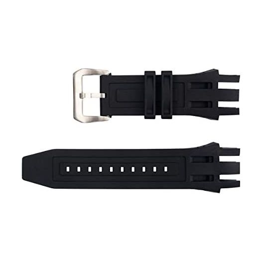 Vicdason for Invicta Subaqua Reserve Watch Bands Replacement Strap with Bukcle - Black Rubber Silicone Invicta Watch Strap