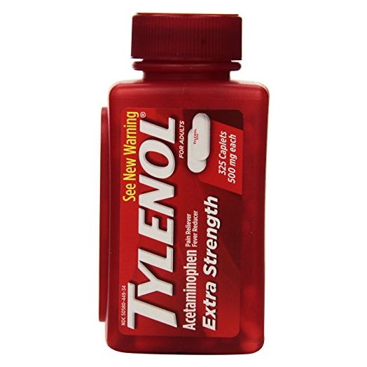 Tylenol Extra Strength Acetaminophen 500 Mg 325 Caplets