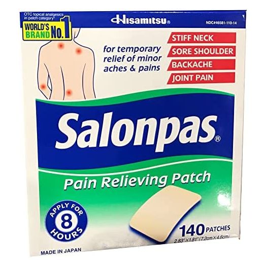 Salonpas Pain Relieving Patches, 1 Pack (140 Count)